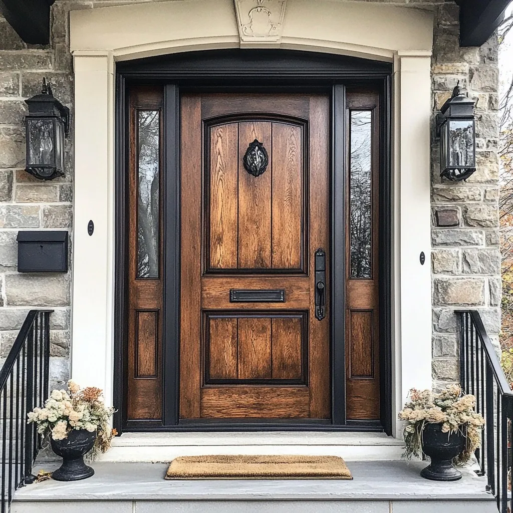 Brown Front Door Colour