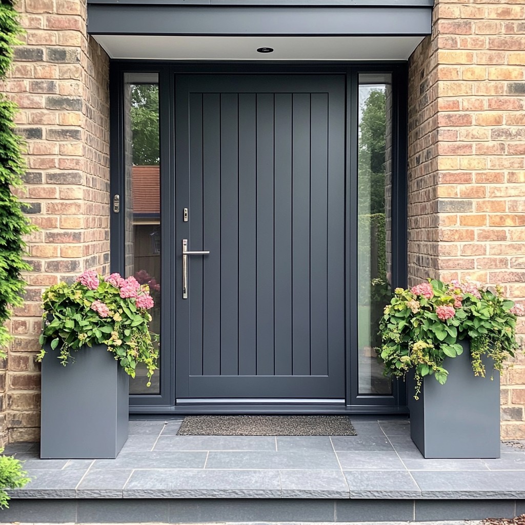 Charcoal Grey Front Door Painting Inspiration