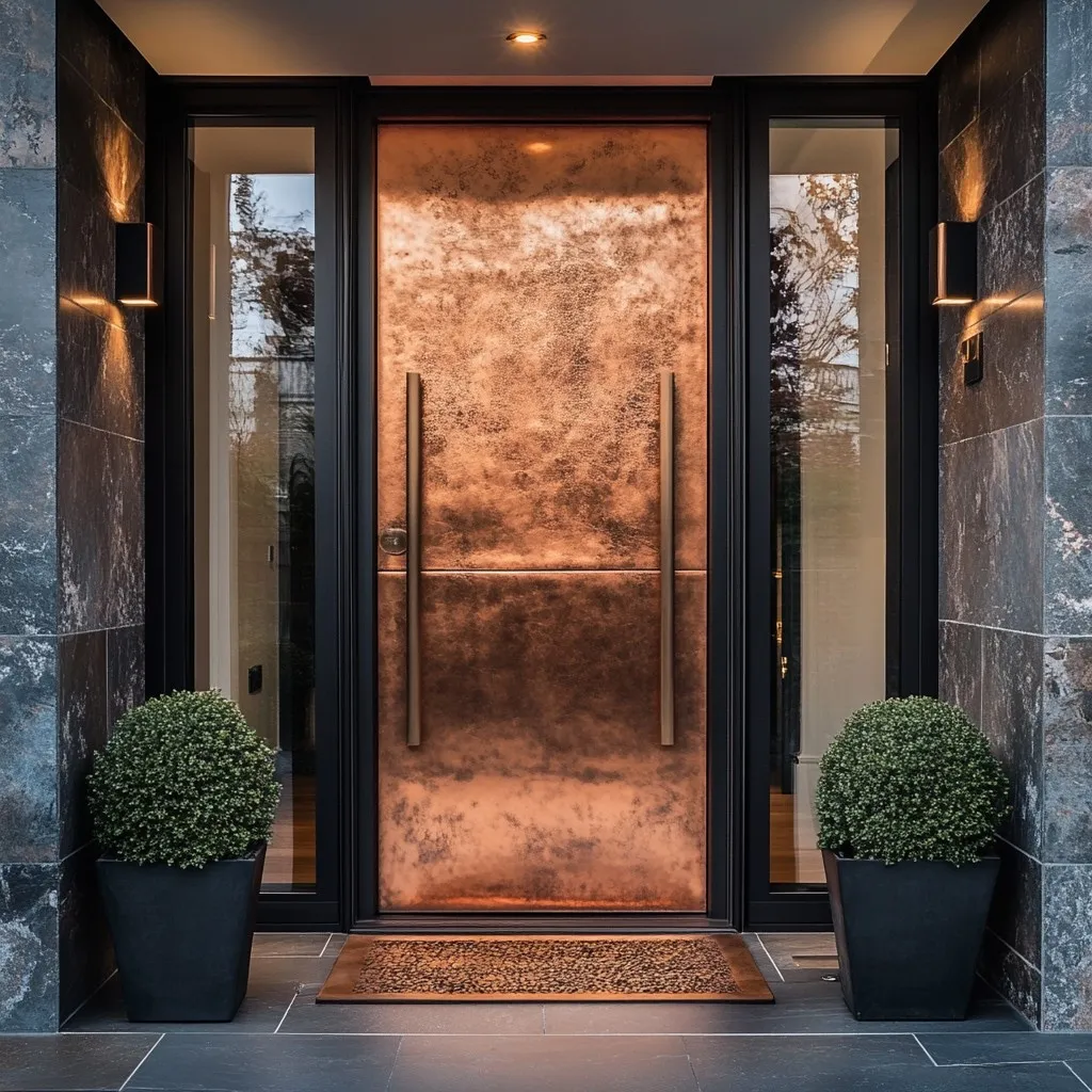 Copper Front Door Colour