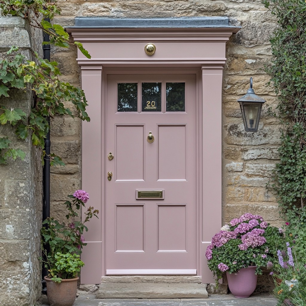 Dusty Rose Front Door Colour