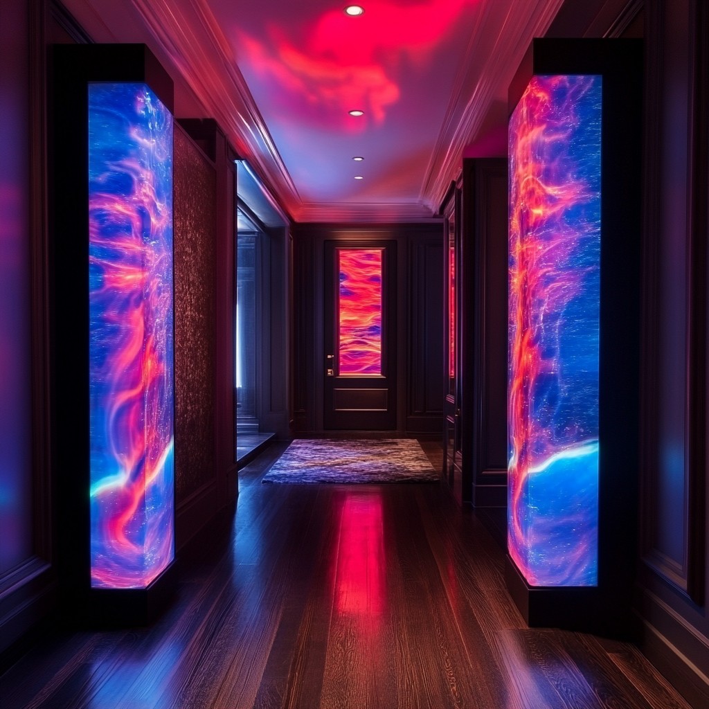 Foyer Area Design with An interactive Artwork