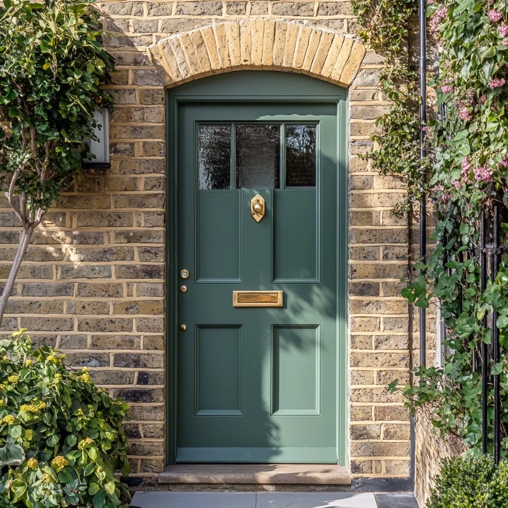 Green Front Door Colour
