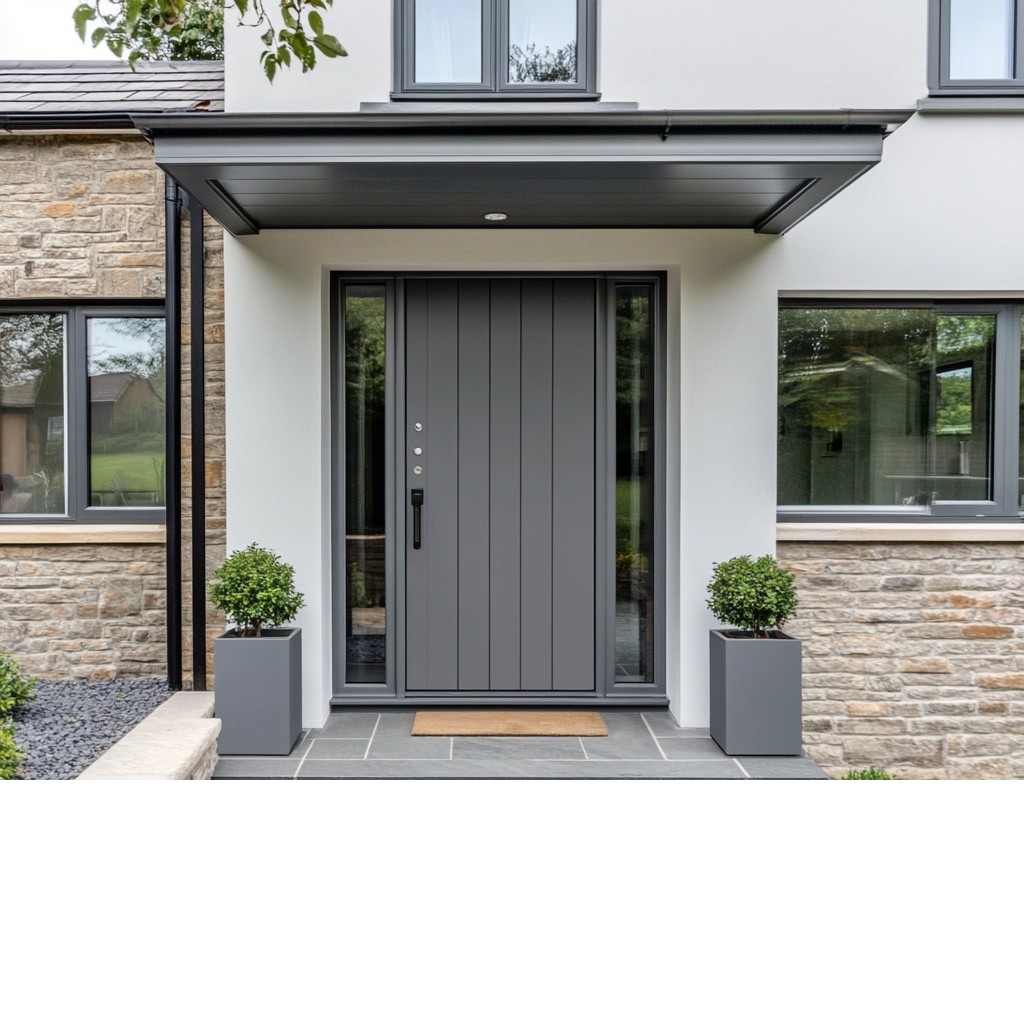 Grey Front Door Colour