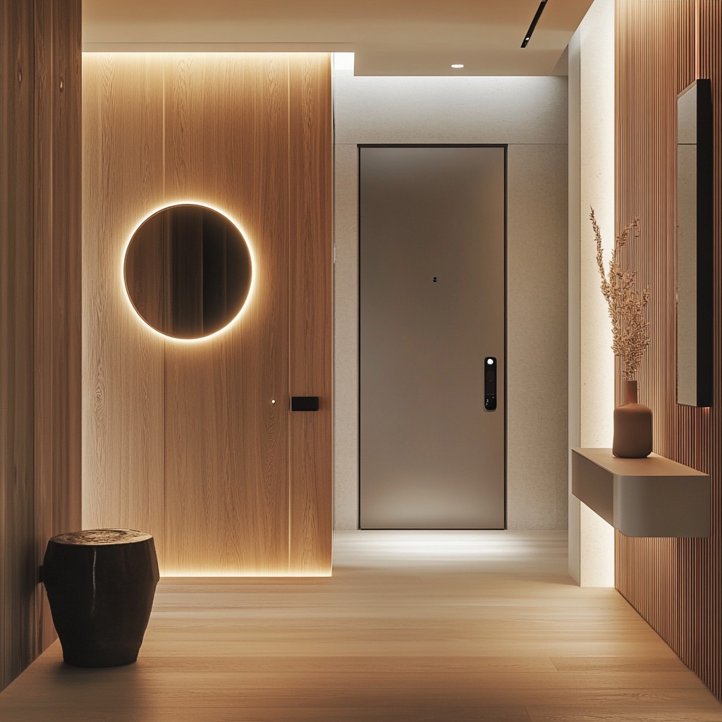 Home Entrance Design with a Smart Home Technology