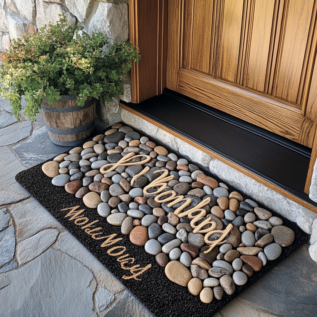 Home Entrance Design with a Welcome Mat