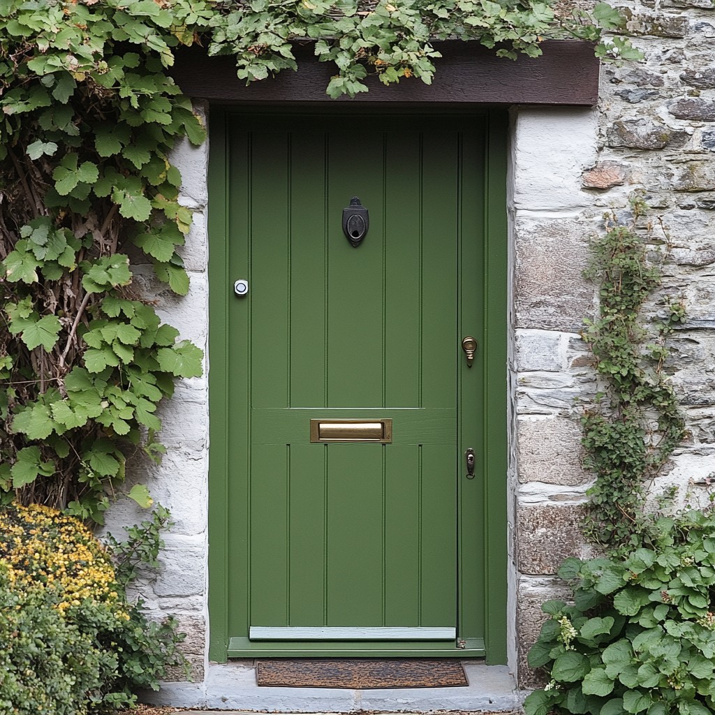 Olive Green Front Door Colour