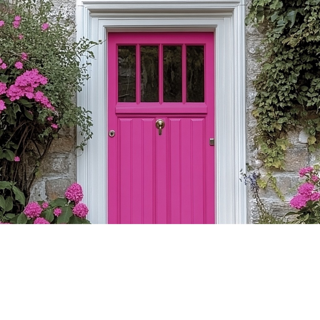 Pink Main Door Colour