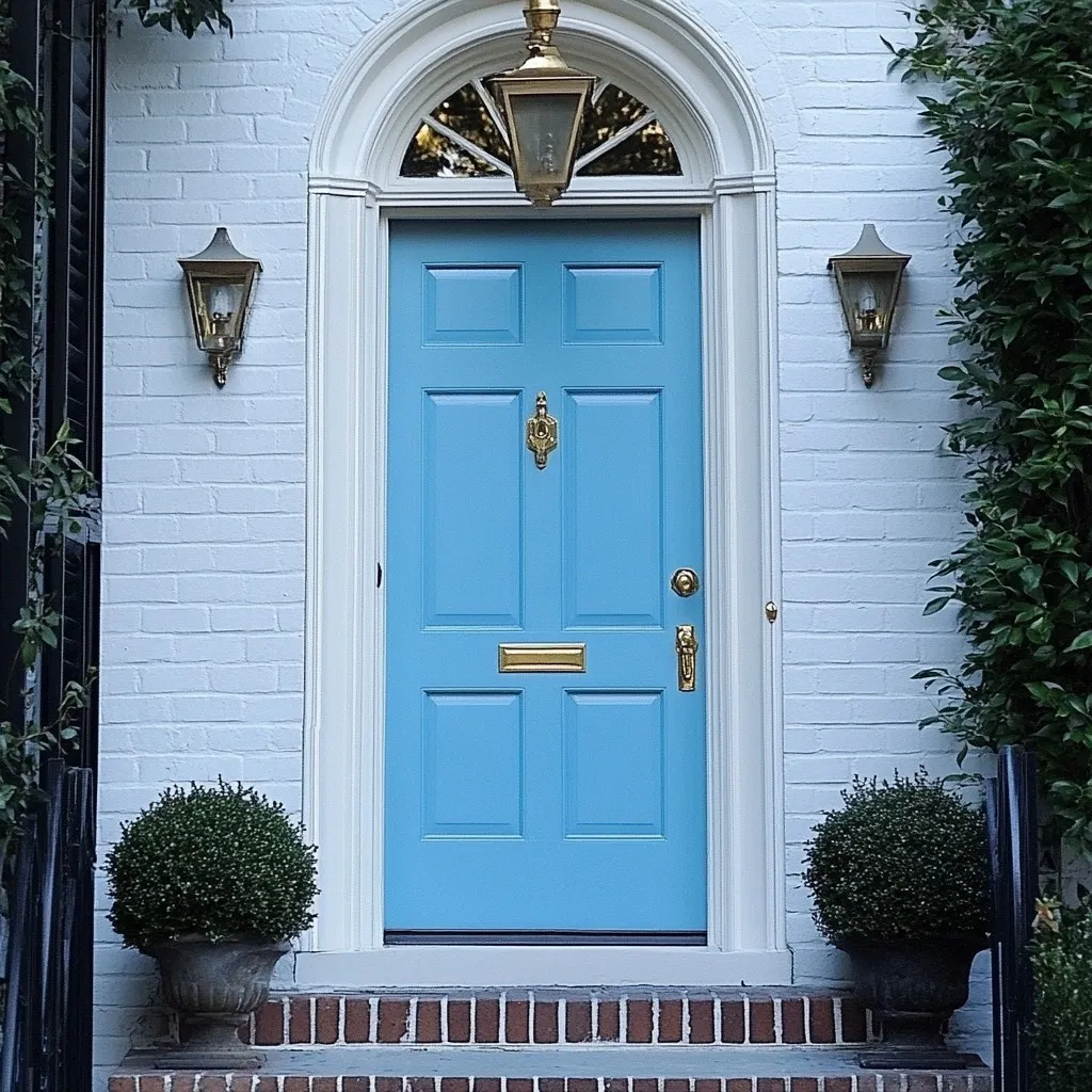 Sky Blue Front Door Colour
