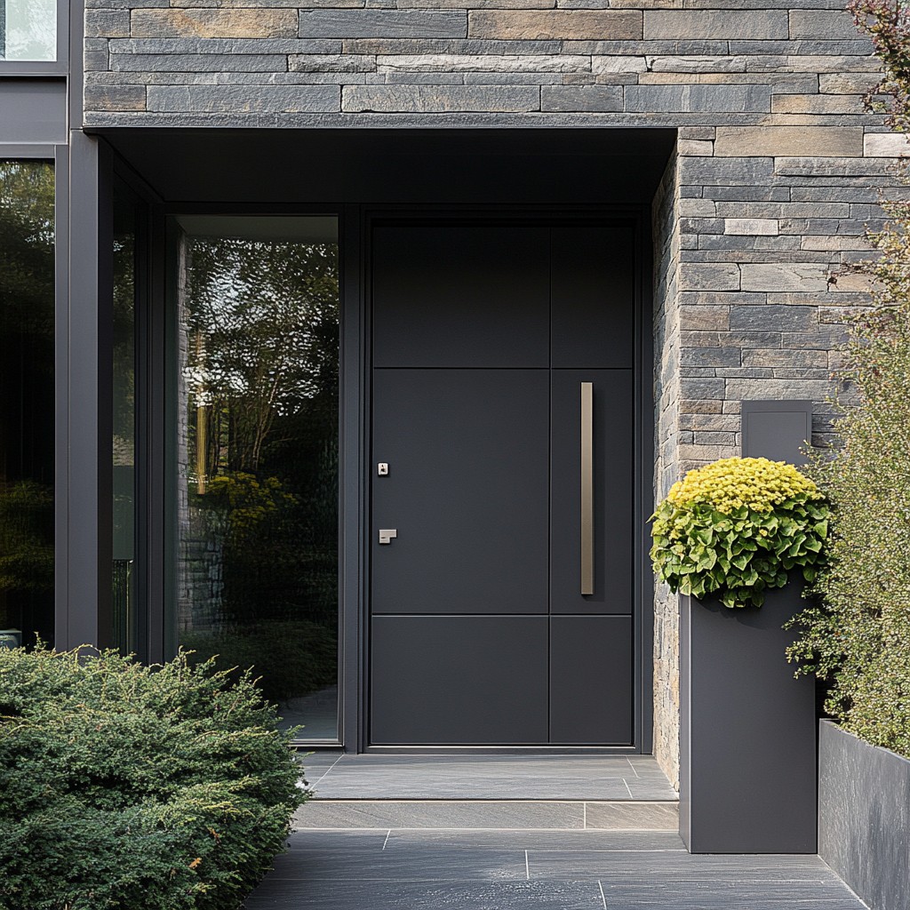 Slate Gray Main Door Colour