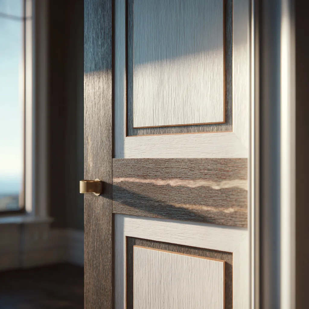 Whitewashed Oak door Whitewashed Oak Finish door