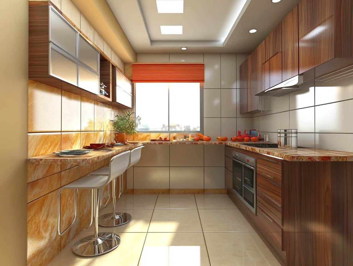 High Sleek Stool Breakfast Counter