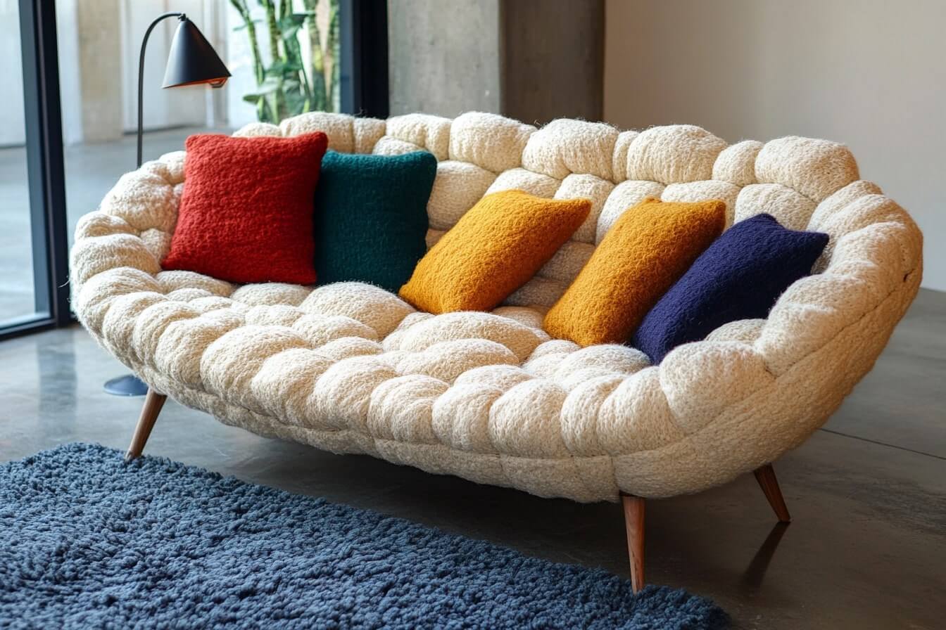 Woolen Sofa