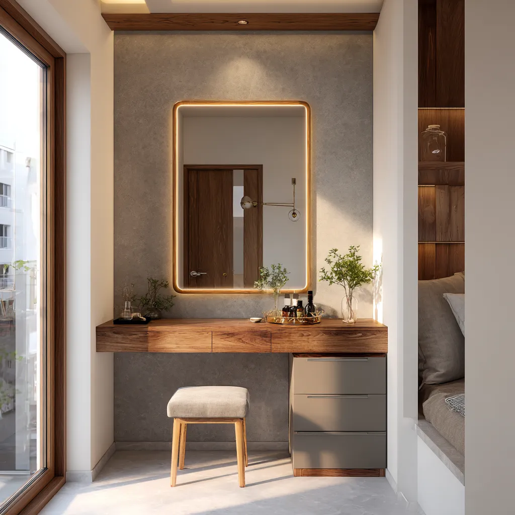 Dressing Table with Mirror Panel with Slim Drawer Dressing Table Design with Mirror Panel with Slim Drawer