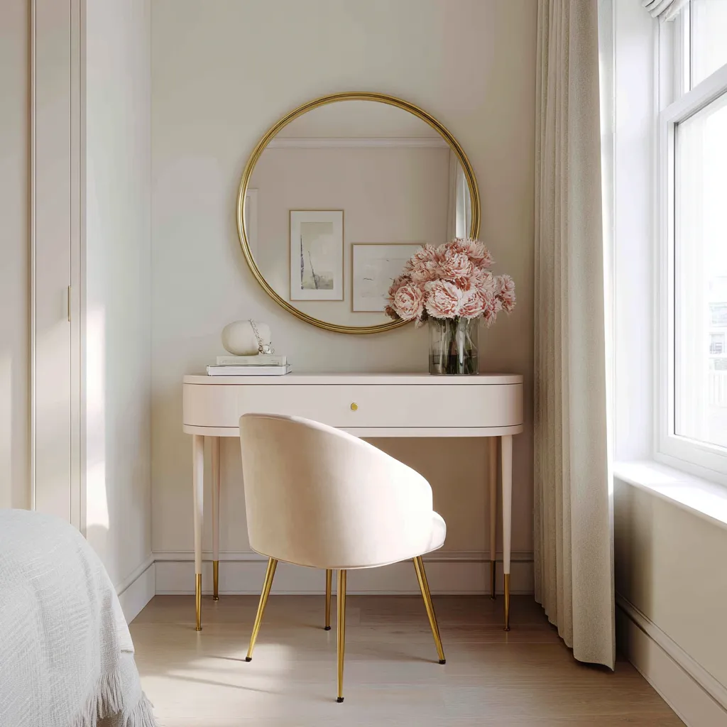 Pastel Colour Dressing Table Pastel-Tone Dressing Table Design