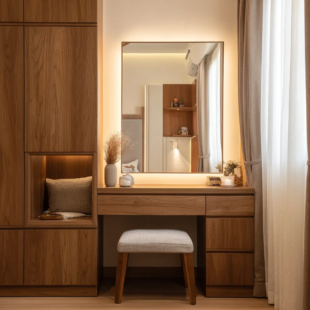 Small Dressing Table with Stool Small Dressing Table Design with Stool