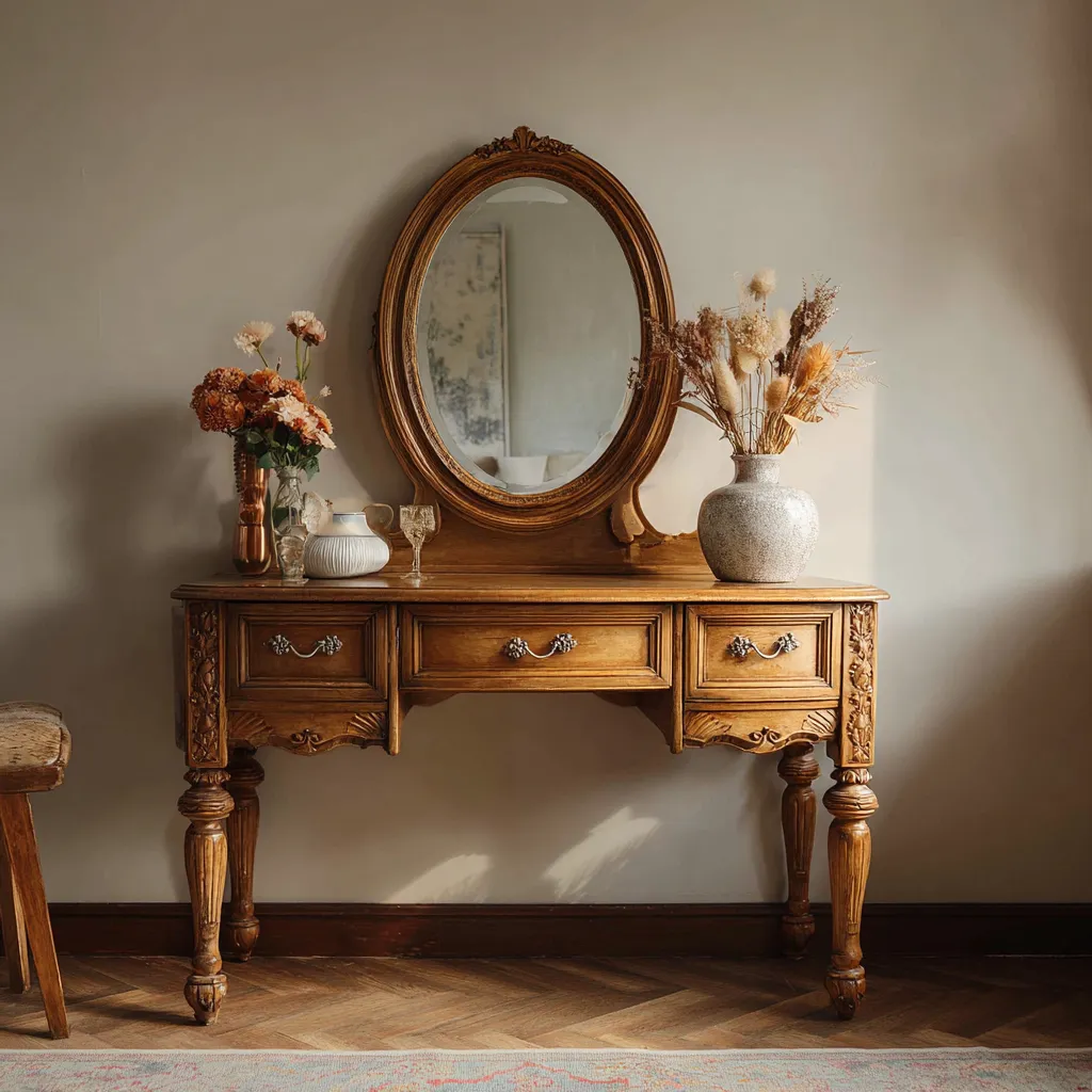Vintage Dressing Table Vintage-Style Dressing Table Design