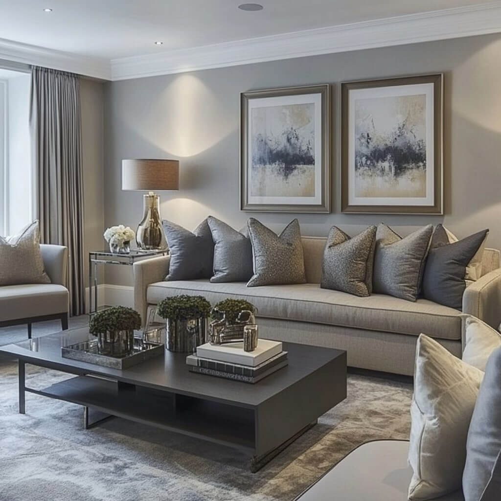 Cloud Grey room design