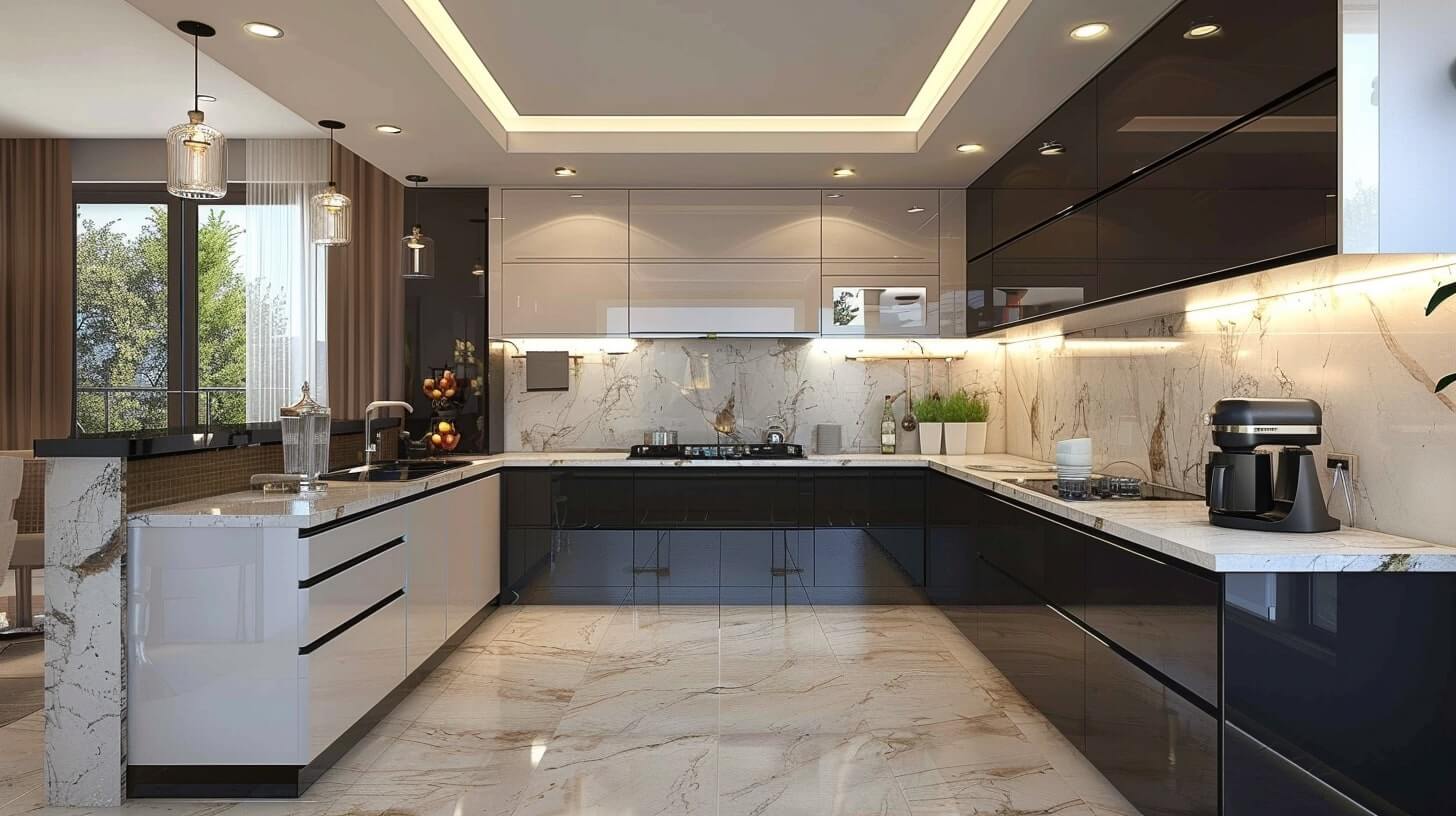 Granite Skirting in Kitchen