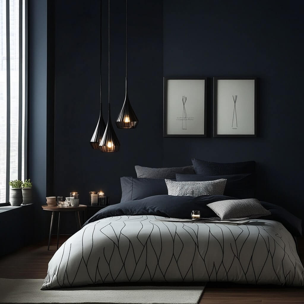 Jet Grey rich wall paint