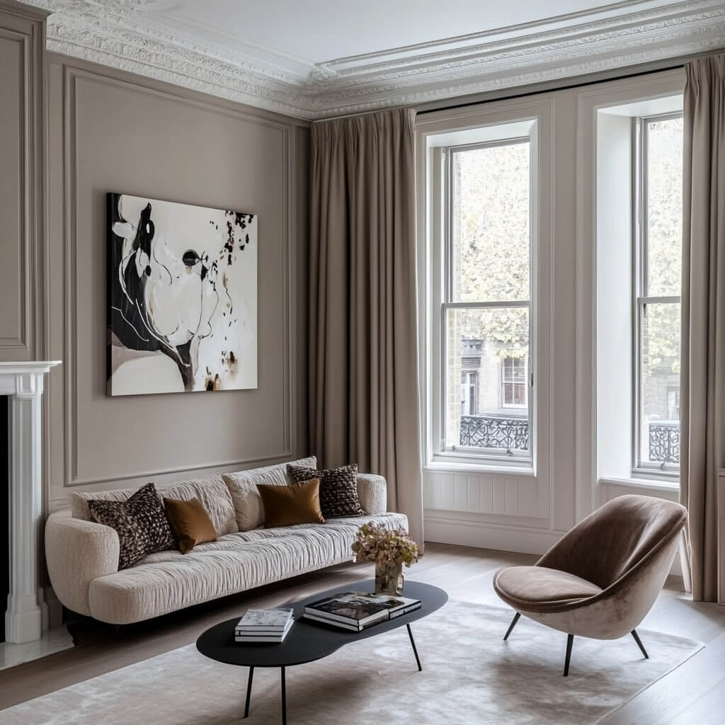 Taupe Grey cozy colour