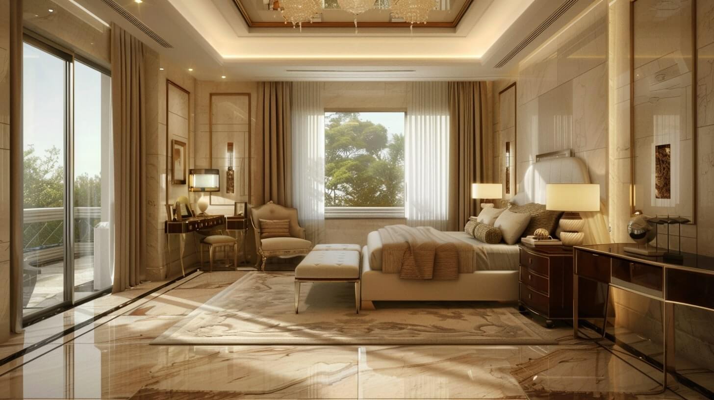 Wall Skirting Tiles for Bedroom