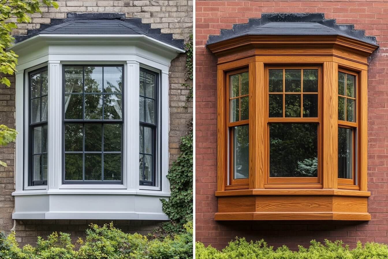 Comparison of UPVC and wooden frames
