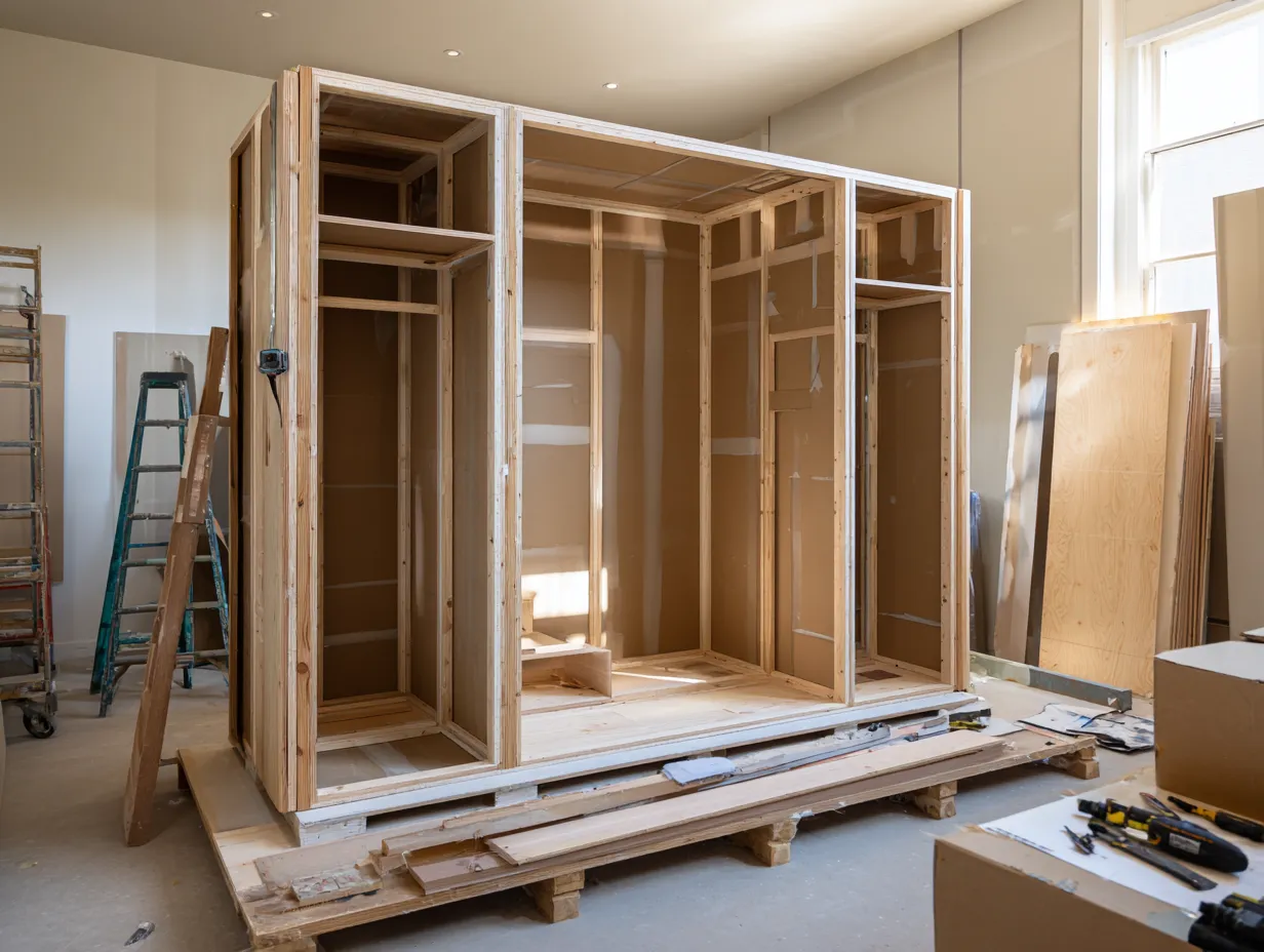 Block Board- Wardrobe Carcass Material