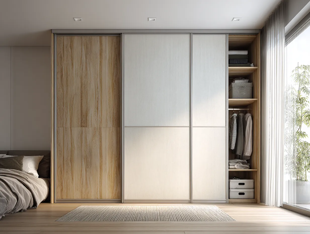 HDF- Sliding Wardrobe Panels Material