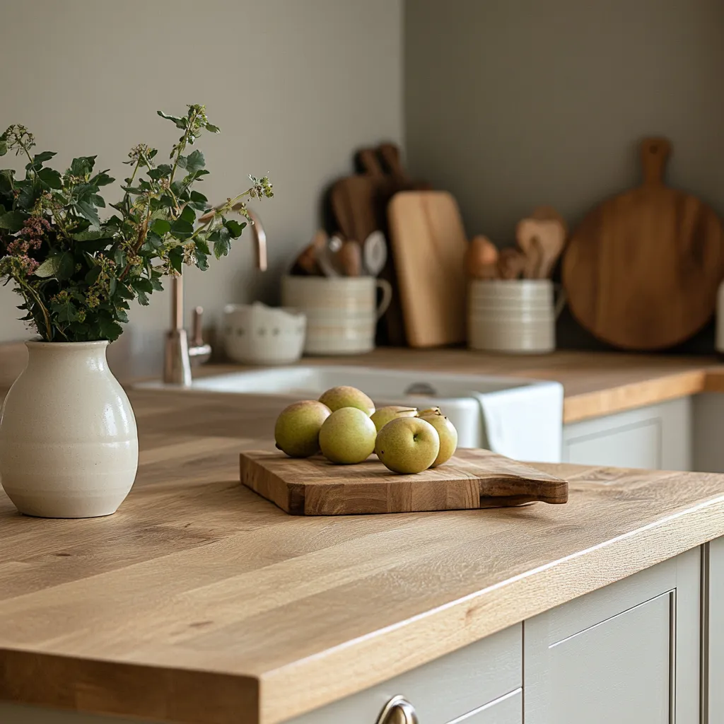 Oiled Oak Kitchen Slab Design