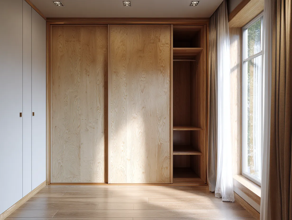 Plywood- Wardrobe Panels Material