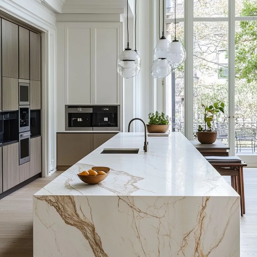 Quartzite Kitchen Slab Design