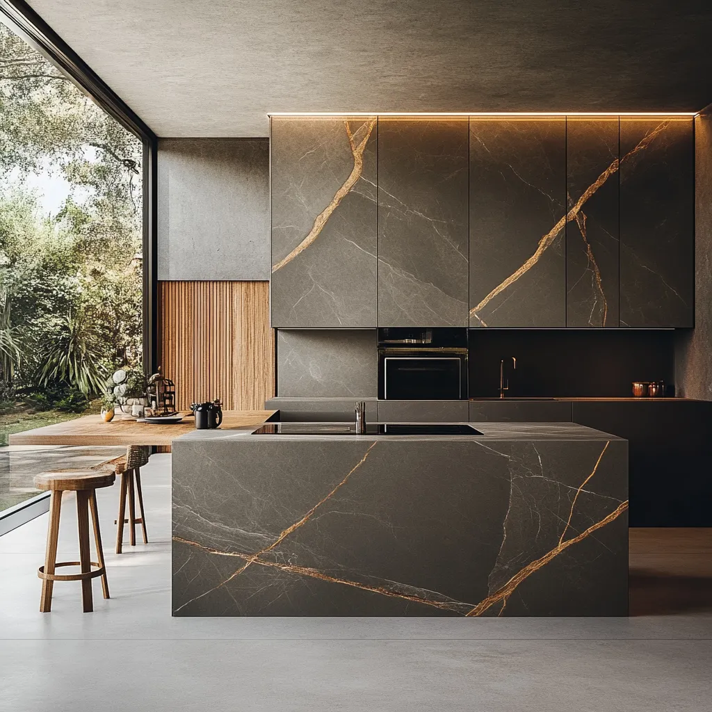 Sintered Stone Kitchen Slab Design