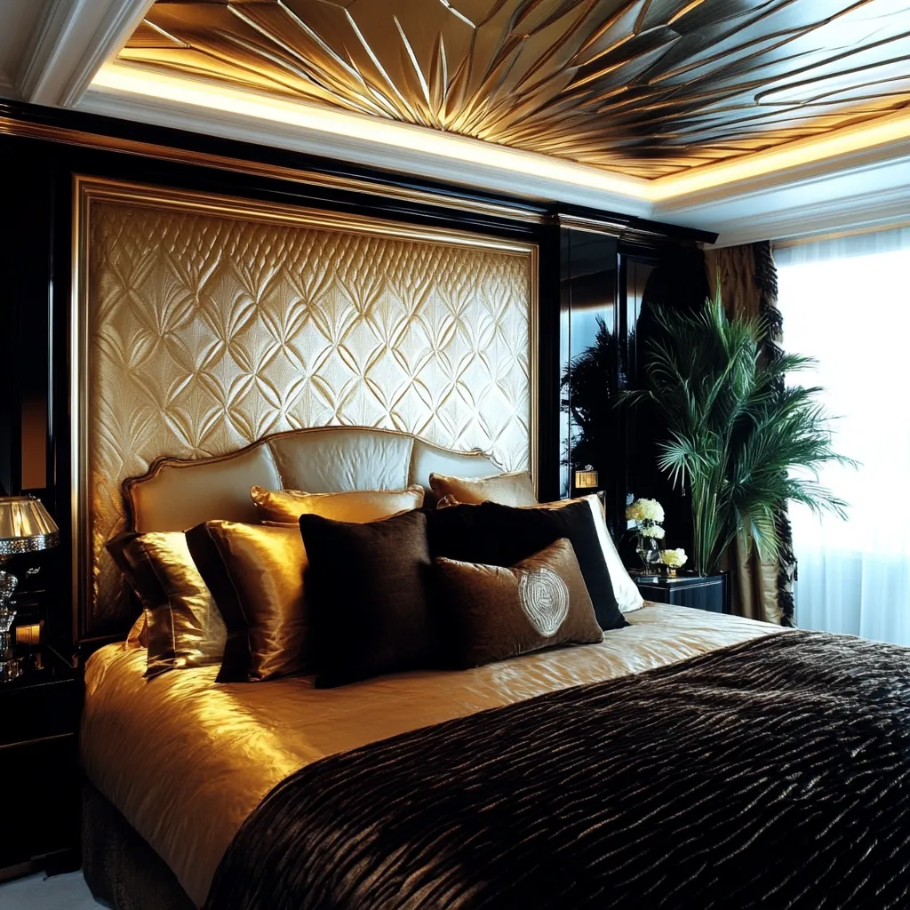 Art Deco Bedroom Interiors Art Deco Style Bedroom Interior Design Ideas