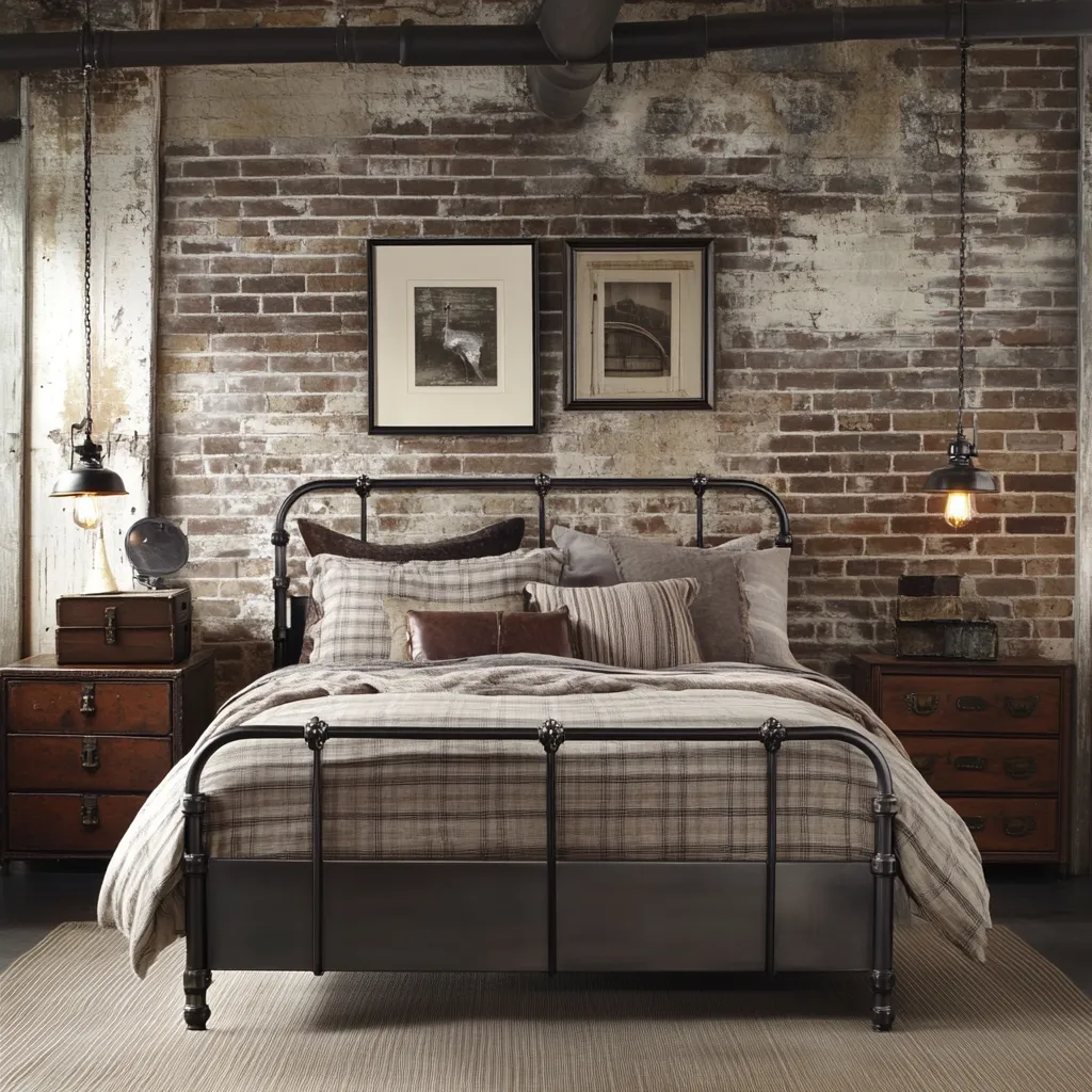 Industrial Bedroom Interiors Industrial Style Bedroom Interior Design Ideas