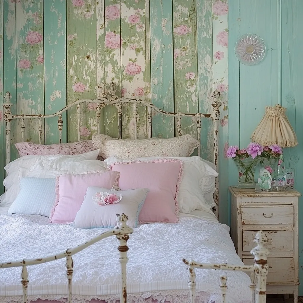 Shabby Chic Bedroom Interiors Shabby Chic Style Bedroom Interior Design Ideas