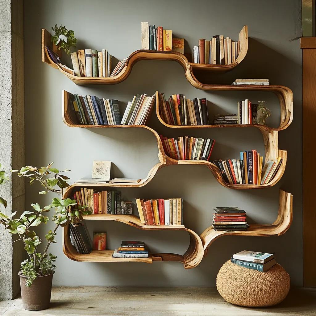 Bookshelves Small Home Library Design Ideas- Bookshelves
