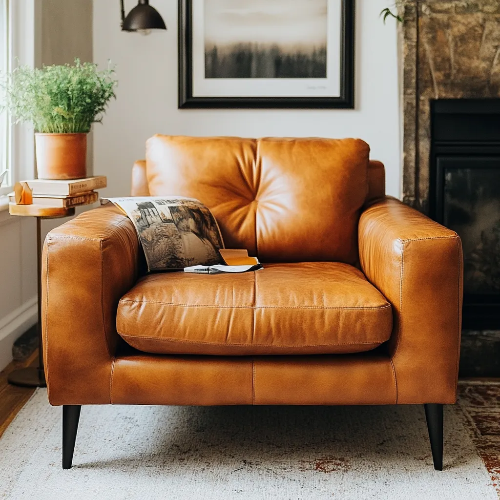 Comfy and Supportive Chair Small Home Library Design Ideas- Comfy and Supportive Chair