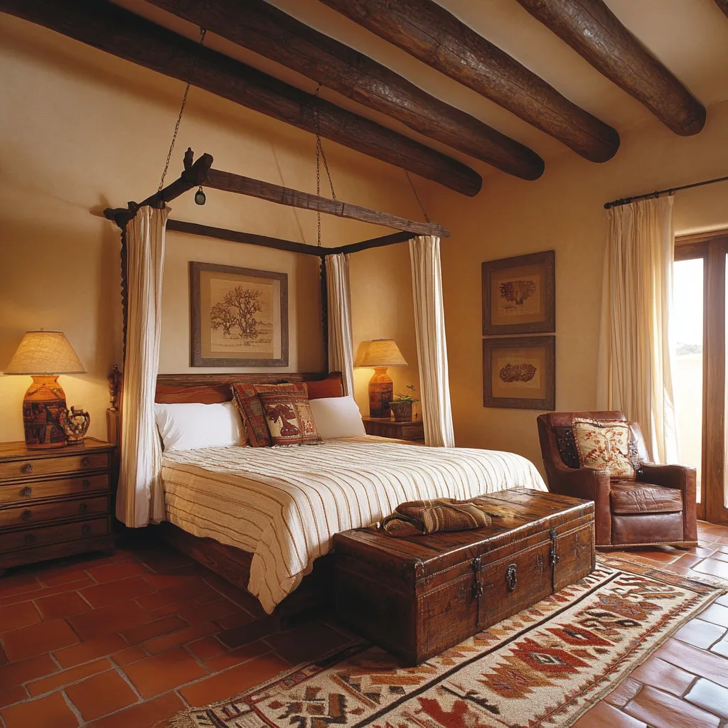 Southwestern Bedroom Interiors Southwestern Style Bedroom Interior Design Ideas