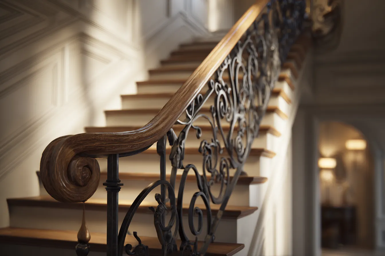 Classic Stair Railing Design