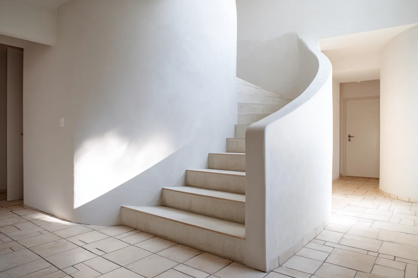 Concrete Stair Railing Design