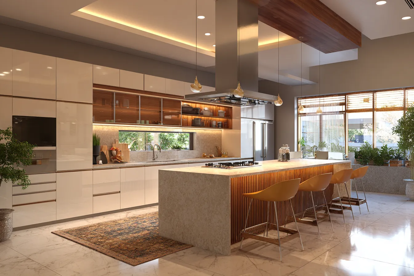 Island Modular Kitchen Design