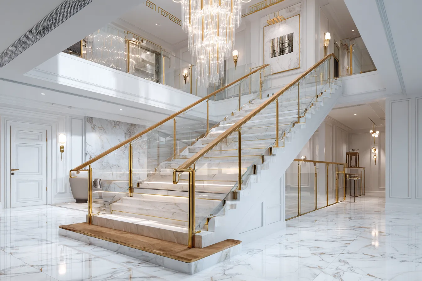 Luxury Stair Railing Design