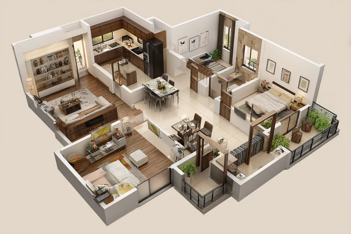 Medium Modern House Design Plans