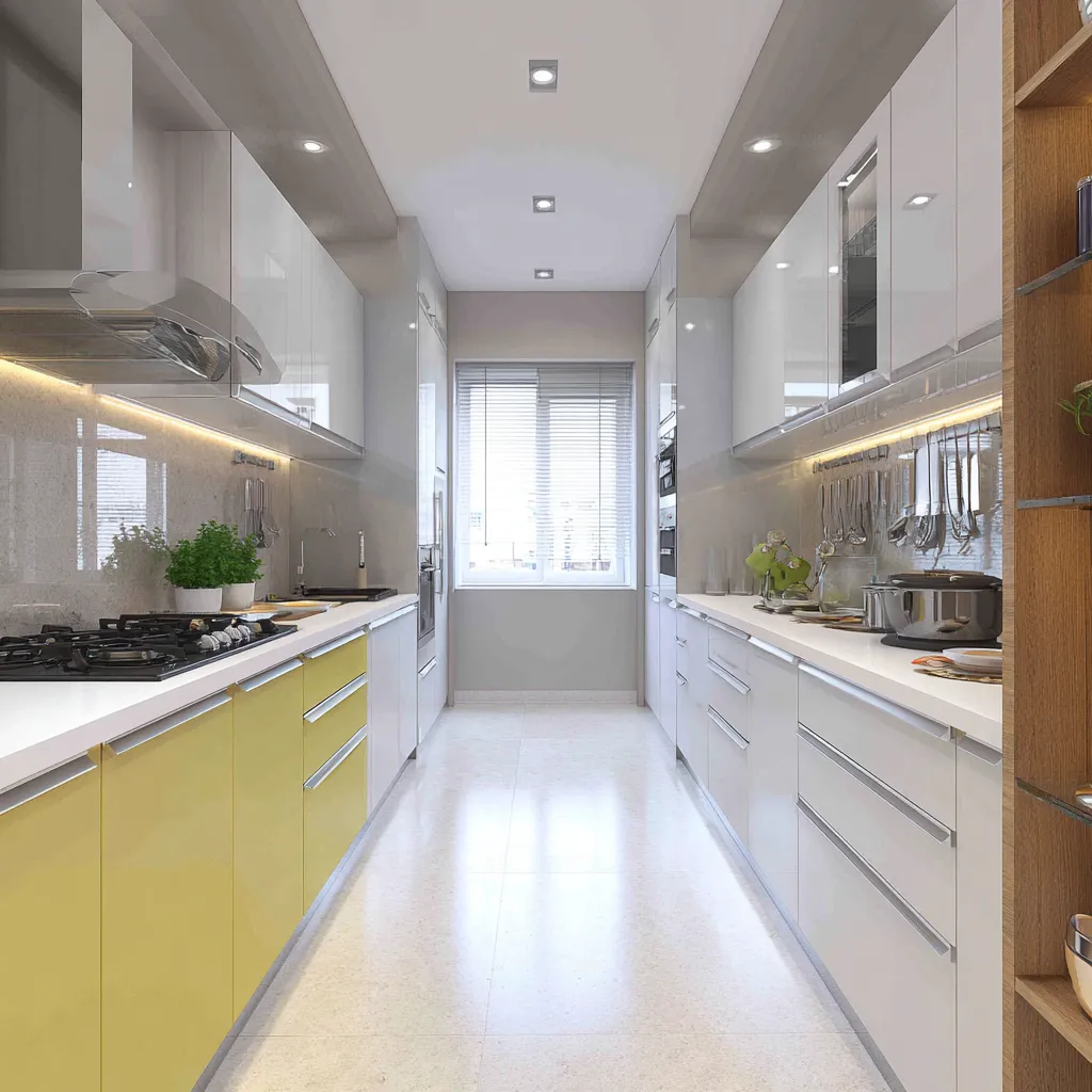 Parallel Modular Kitchen Parallel Kitchen Design- Types of Kitchen Layout
