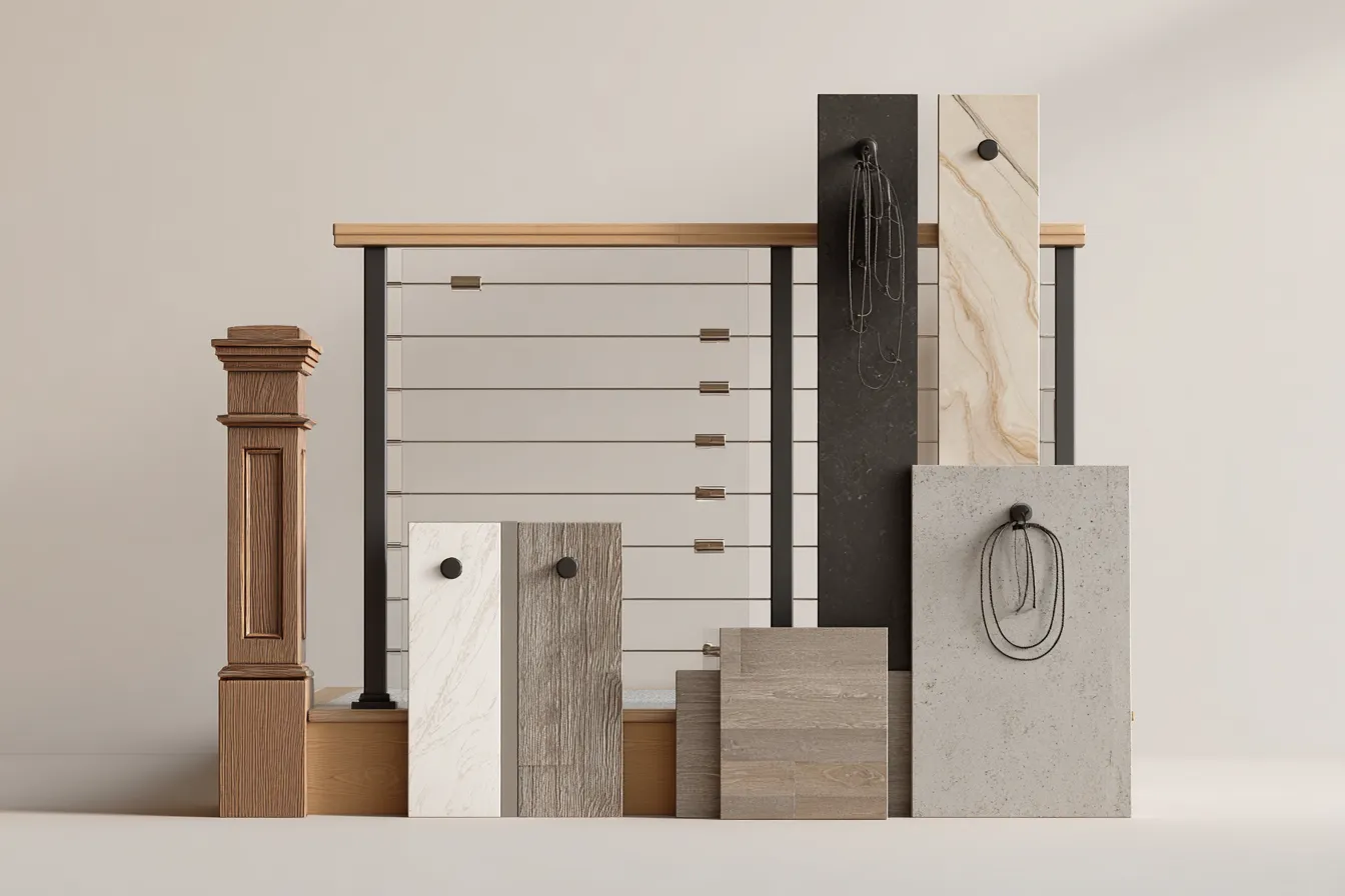 Types of Stair Railing Designs