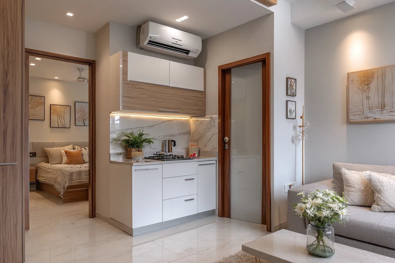 1 BHK Interior Design Cost in Noida