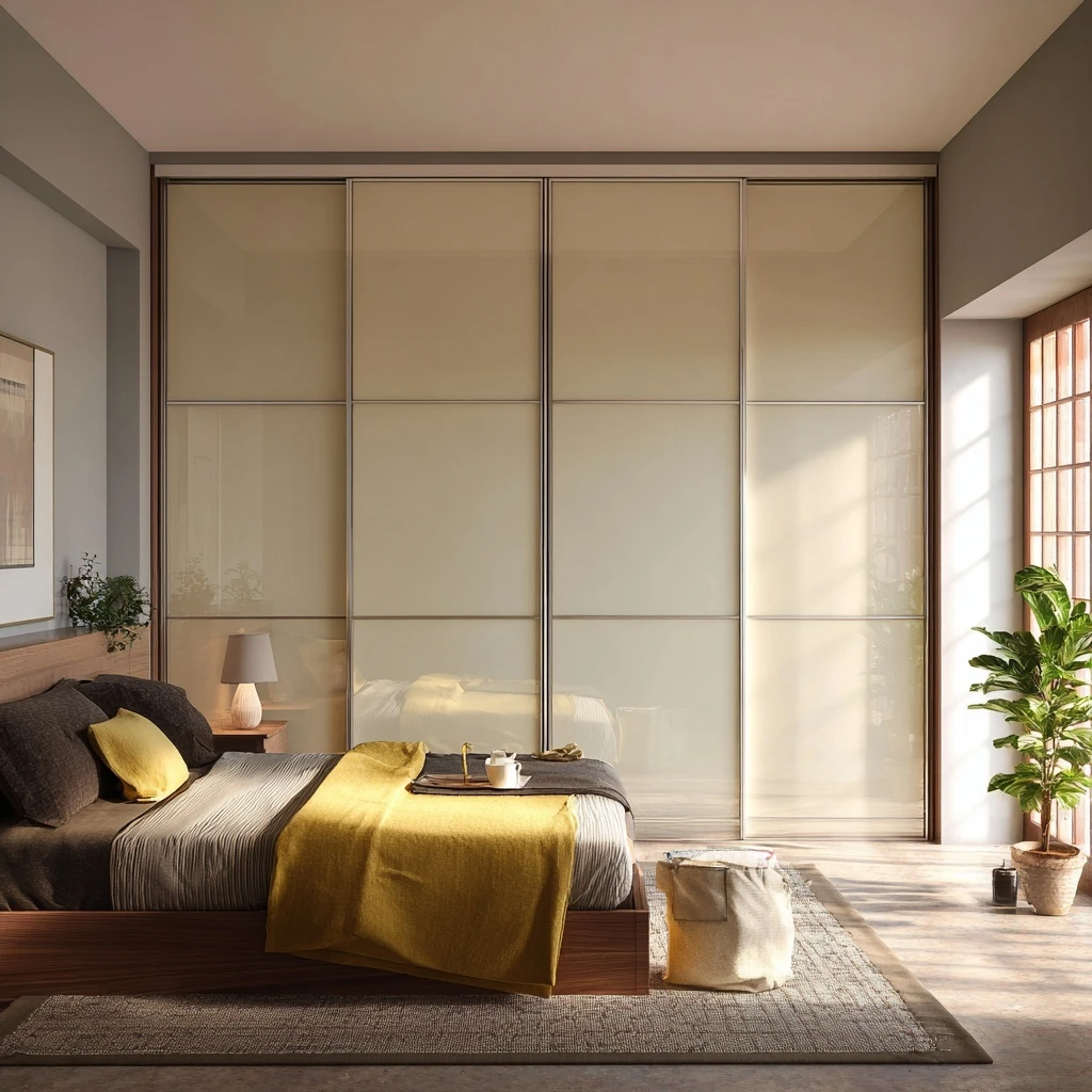 Aluminium Shutter Design for Wardrobe