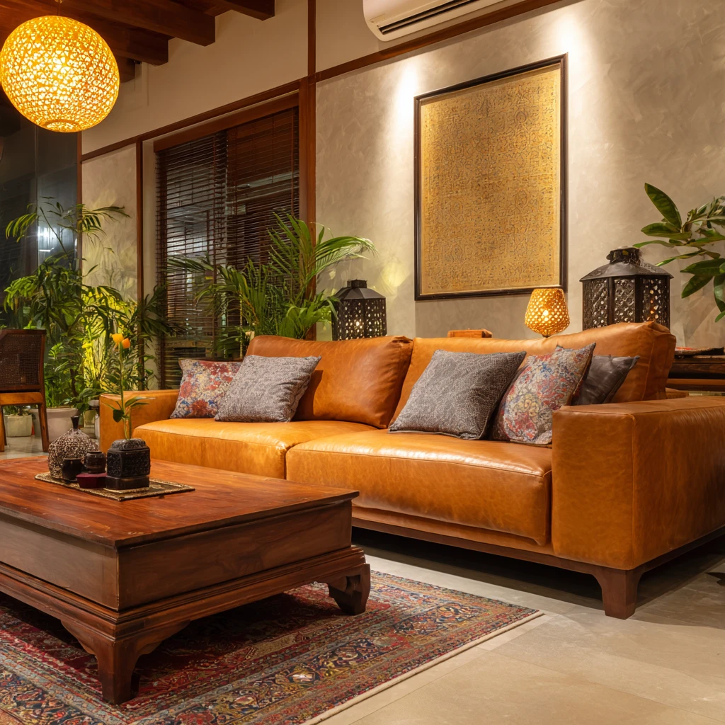 Brown and Tan- Trending Sofa Colour