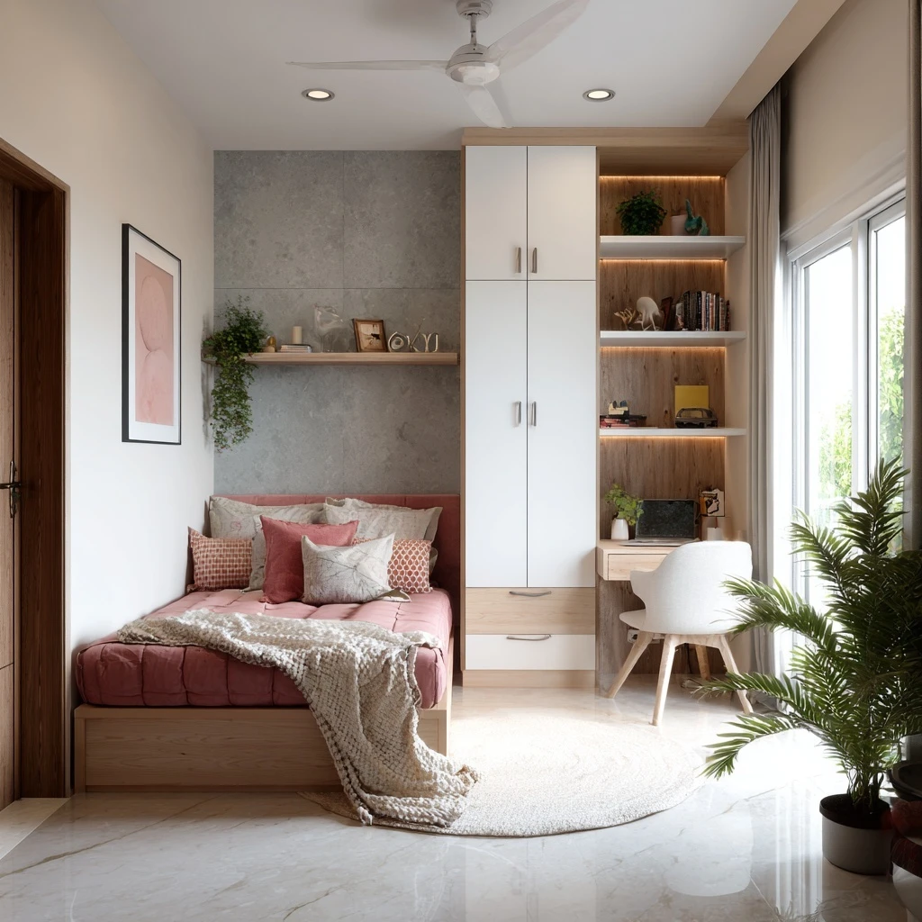 Children's and Guest Bedroom Wardrobe Position as per Vastu