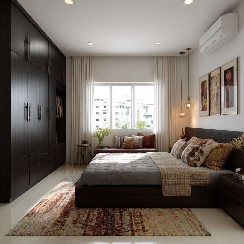 Dark Bedroom Wardrobe Colours as per Vastu